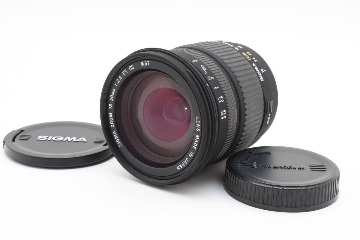 上 シグマ SIGMA ZOOM 18-50mm F2.8 DC EX Aマウント Y487 3620