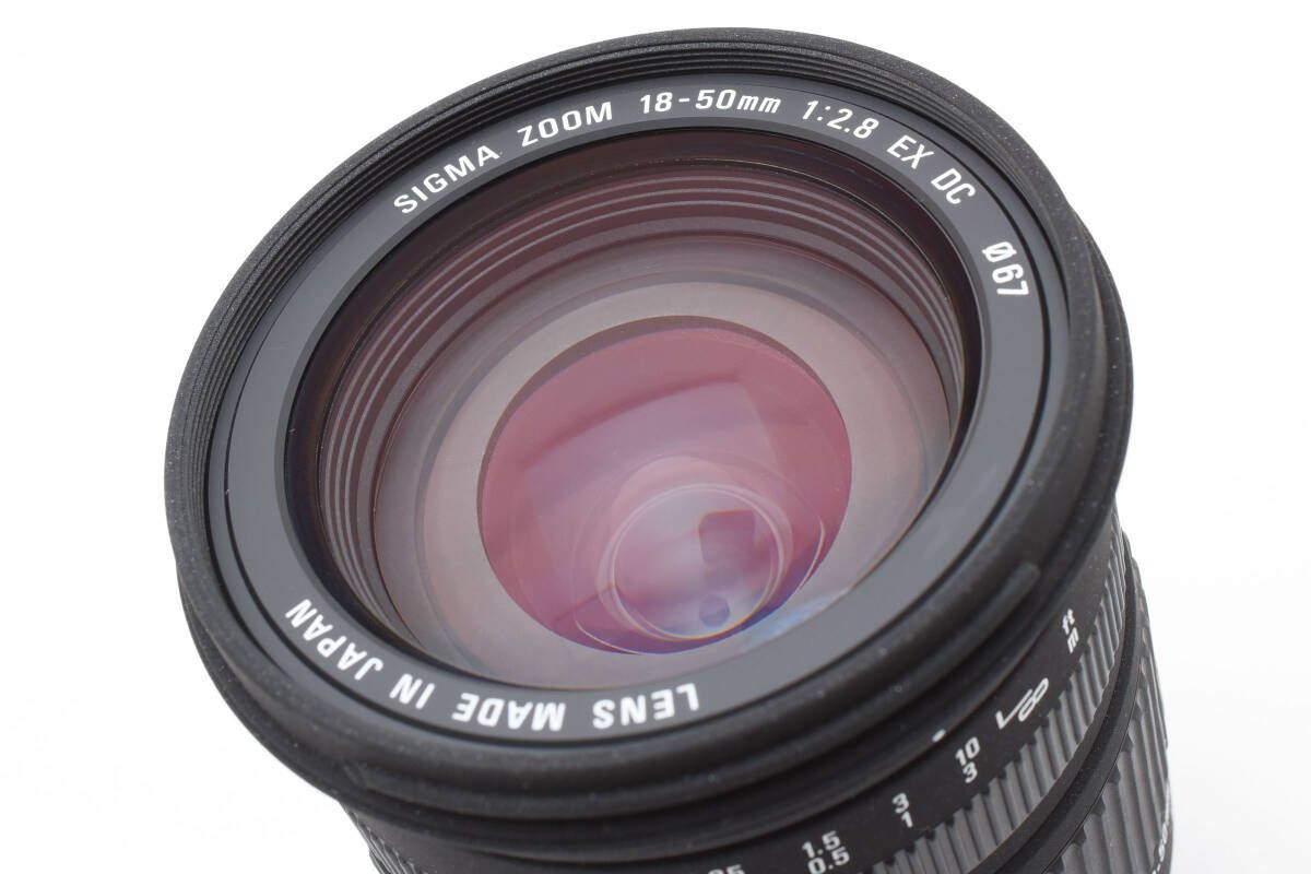  上 シグマ SIGMA ZOOM 18 50 mm F 2 8 DC EX Aマウント Y 487 3620 レンズ(ズーム) カメラ