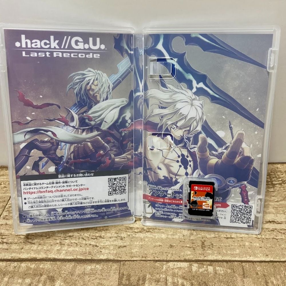 新品　Switch ソフト .hack G.U. Last Recode バンダイナムコエンターテインメント Switch .hack//G.U. Last Recode