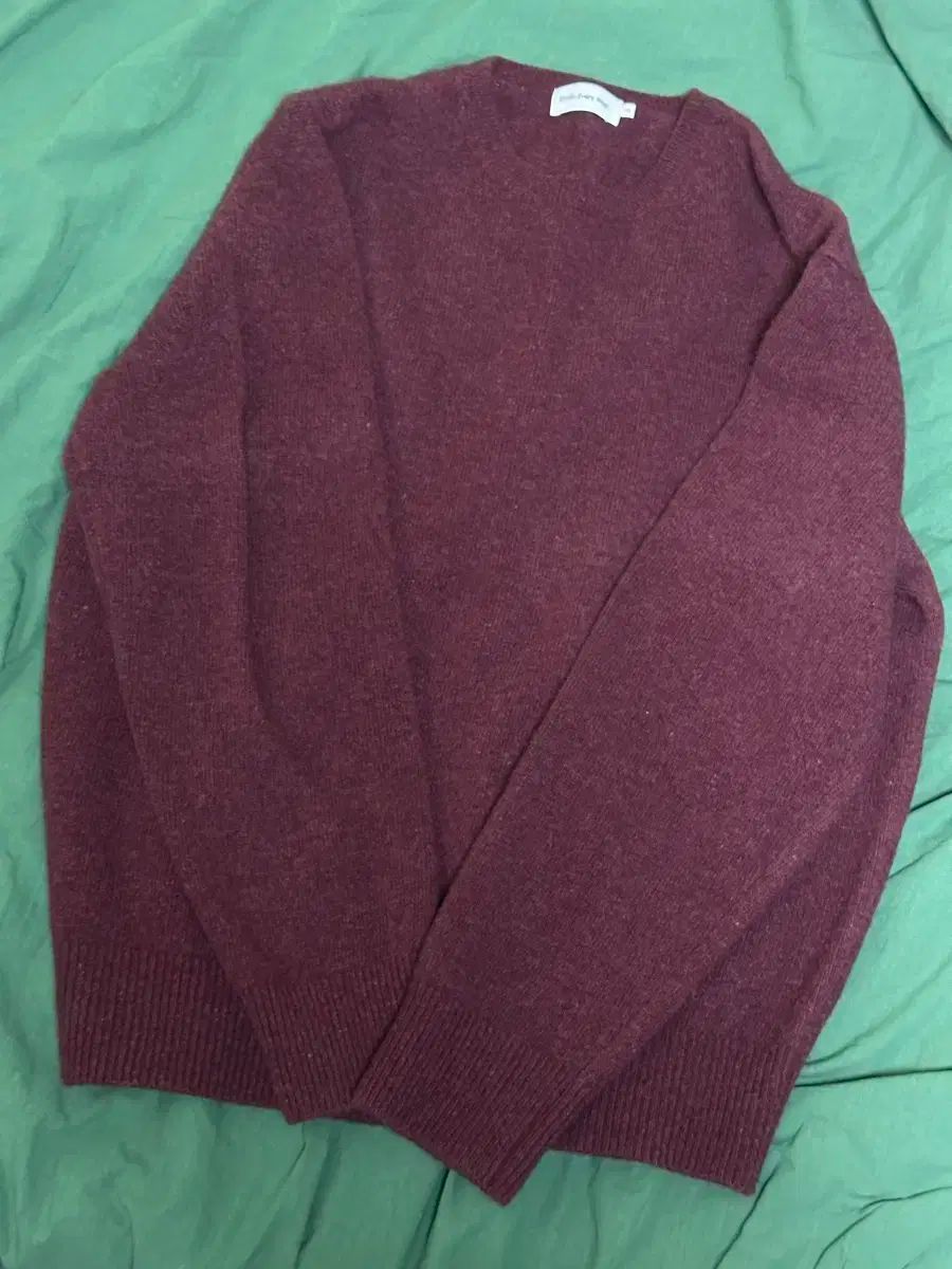 ステディエブリウェア ニット マルーン 2