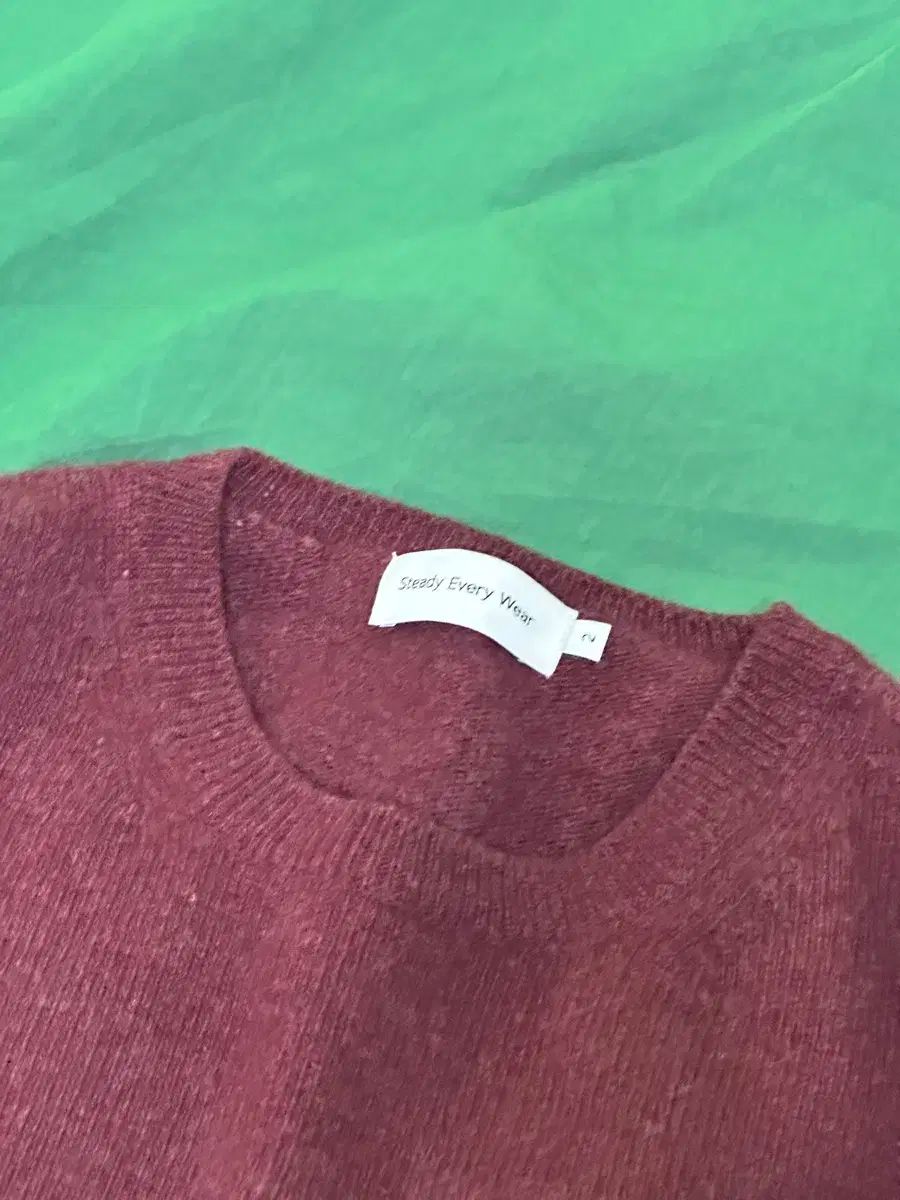 カッコ 可愛い ステディエブリウェア ニット マルーン 2