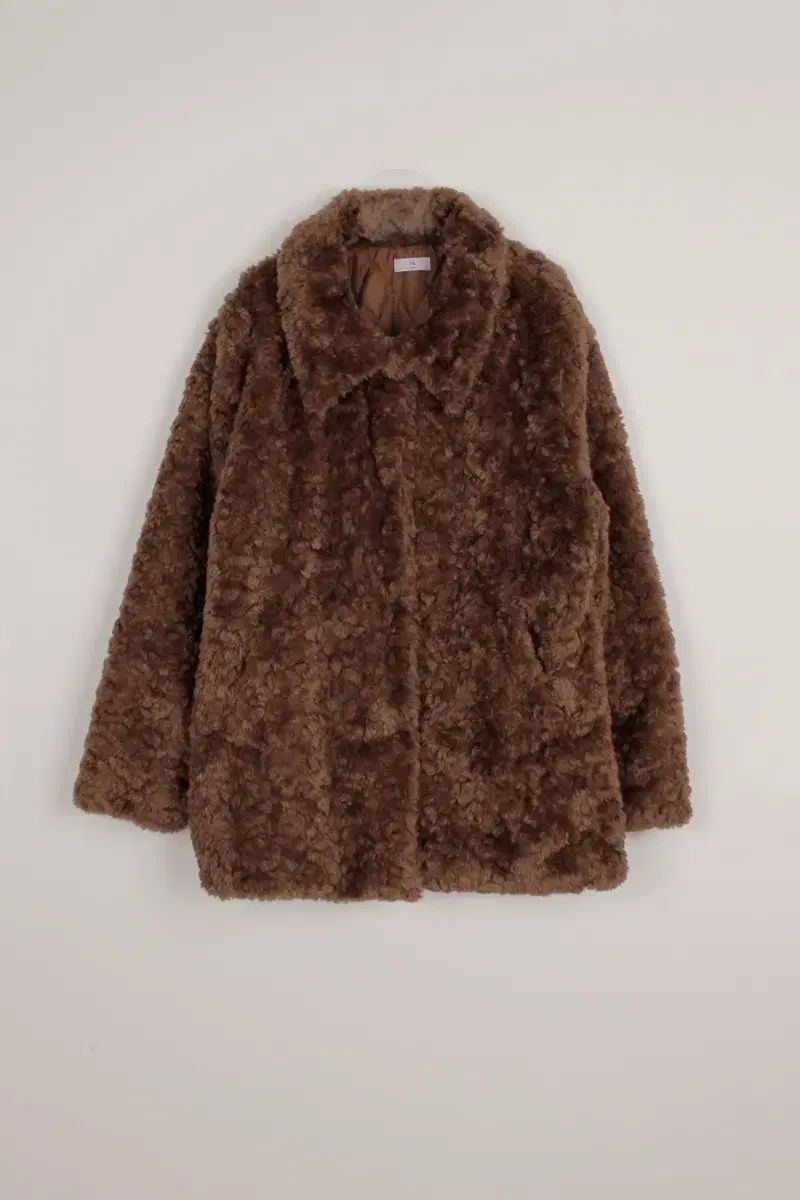 ファージャケット 羊毛ジャケット ブークレジャケット