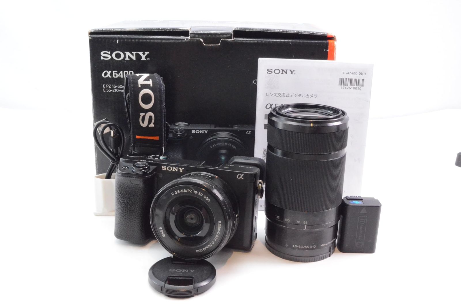 元 き 品 SONY ソニー α6400 ダブルズームレンズキット ブラック