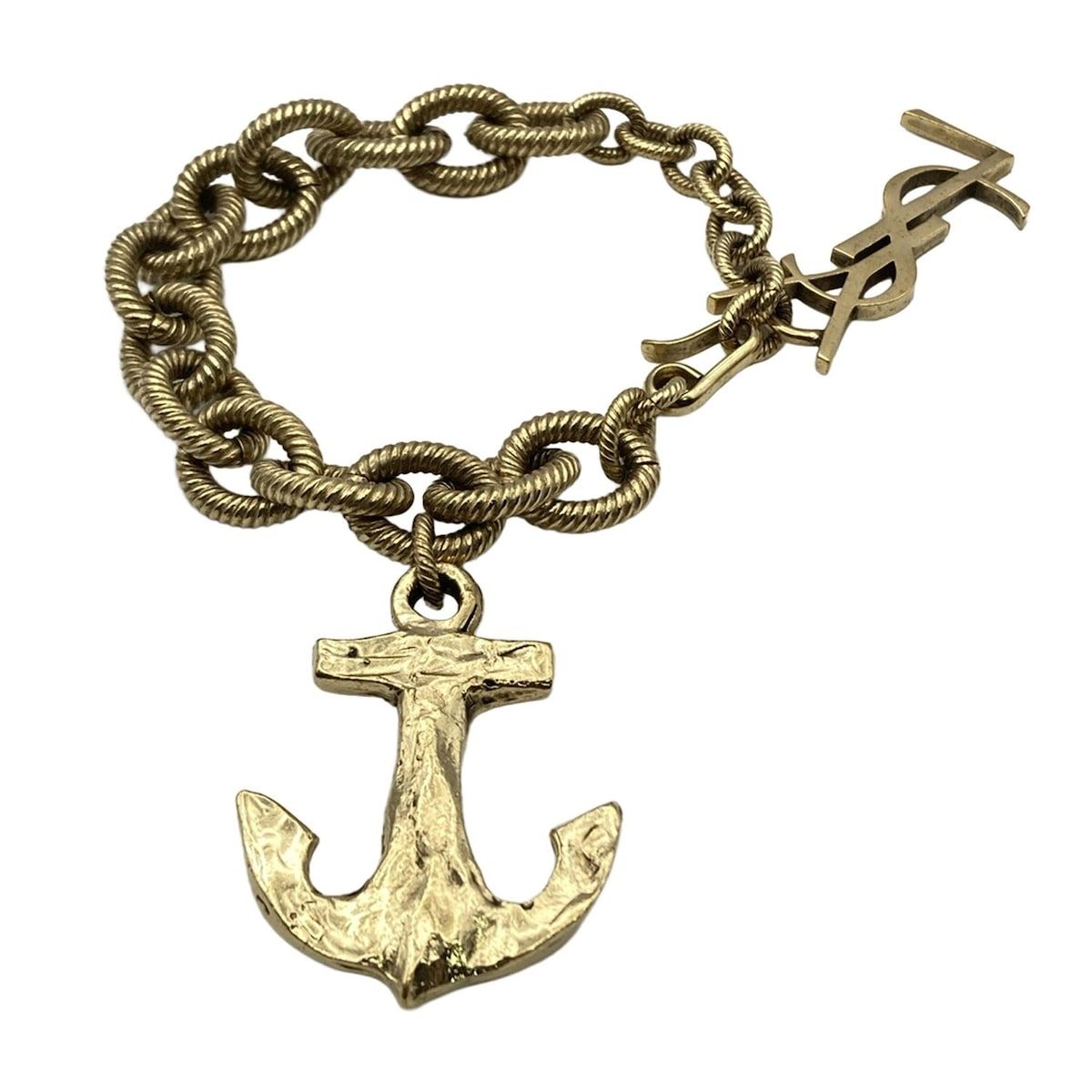 YvesSaintLaurent イヴサンローラン ブレスレット - ゴールド イカリ