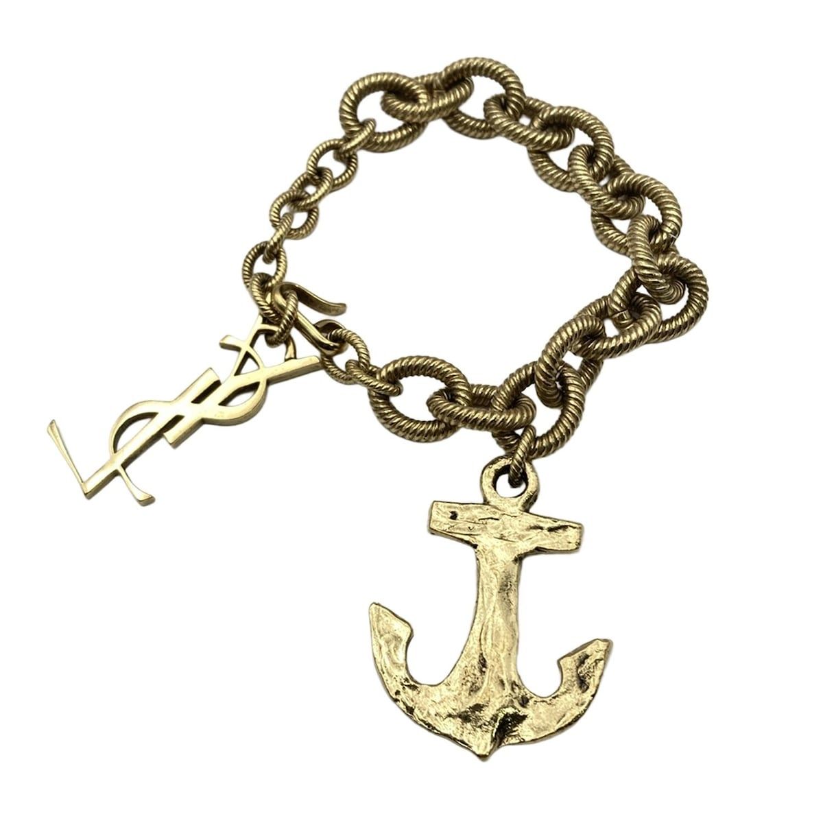 YvesSaintLaurent イヴサンローラン ブレスレット - ゴールド イカリ