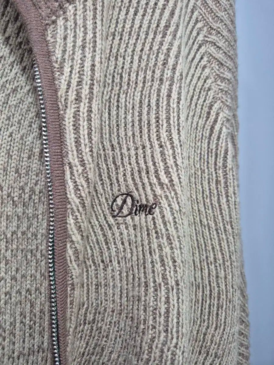 Dime ダイム ニット ジップアップ カーディガン