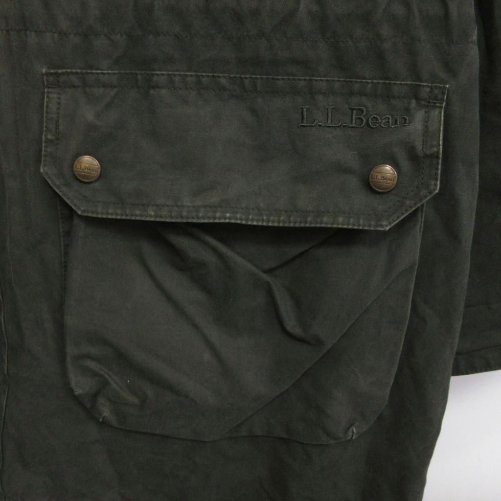  エルエルビーン L BEAN 80 s ヴィンテージ オイルドジャケット ワックスコットン フィールドコート コーズ襟 チェック裏地 カーキ XL 帽子 応急処置セット その他 登山 クライミング用品