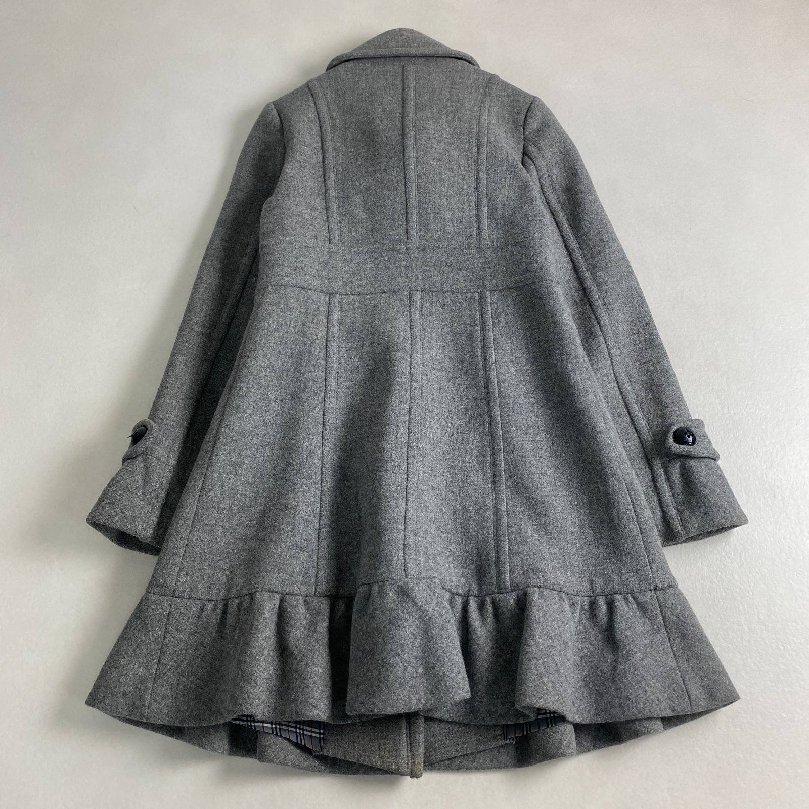 バーバリーブルーレーベル コート シングルフレア BURBERRY BLUE LABEL