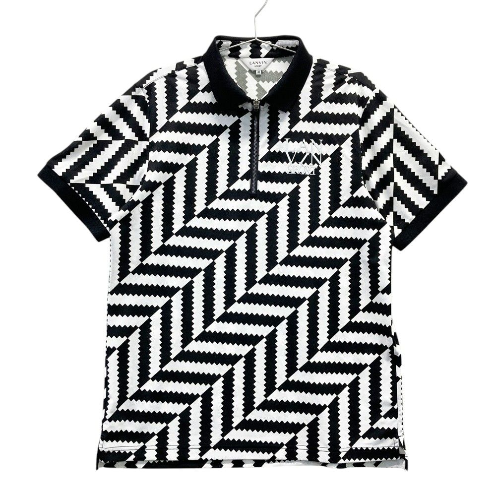 サイズ：40 LANVIN SPORT ランバン スポール ハーフジップ 半袖