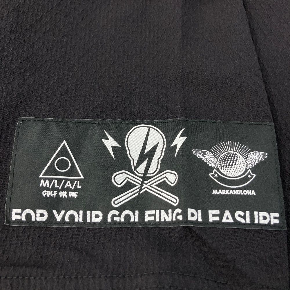 半袖ポロシャツ ブラック系