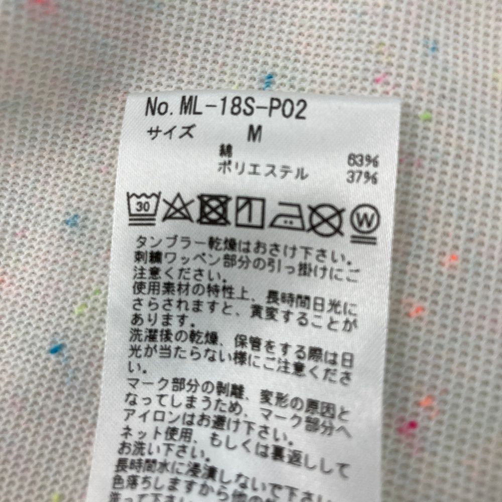 サイズ M MARK-LONA マークアンドロナ 半袖ポロシャツ ネップ ホワイト系 240101544372 ゴルフウェア メンズ ストスト LLC-HASEGAWATOSO_COM