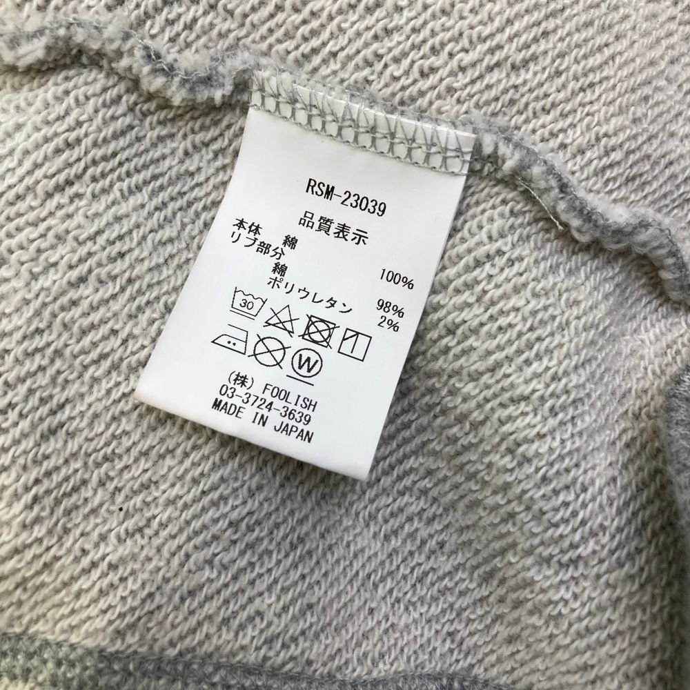 サイズ：M ROUGH&SWELL ラフアンドスウェル 2023年モデル ジップ 長袖