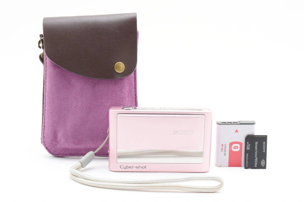 上品 ソニー SONY Cyber-shot DSC-T20 ピンク Y559 3626