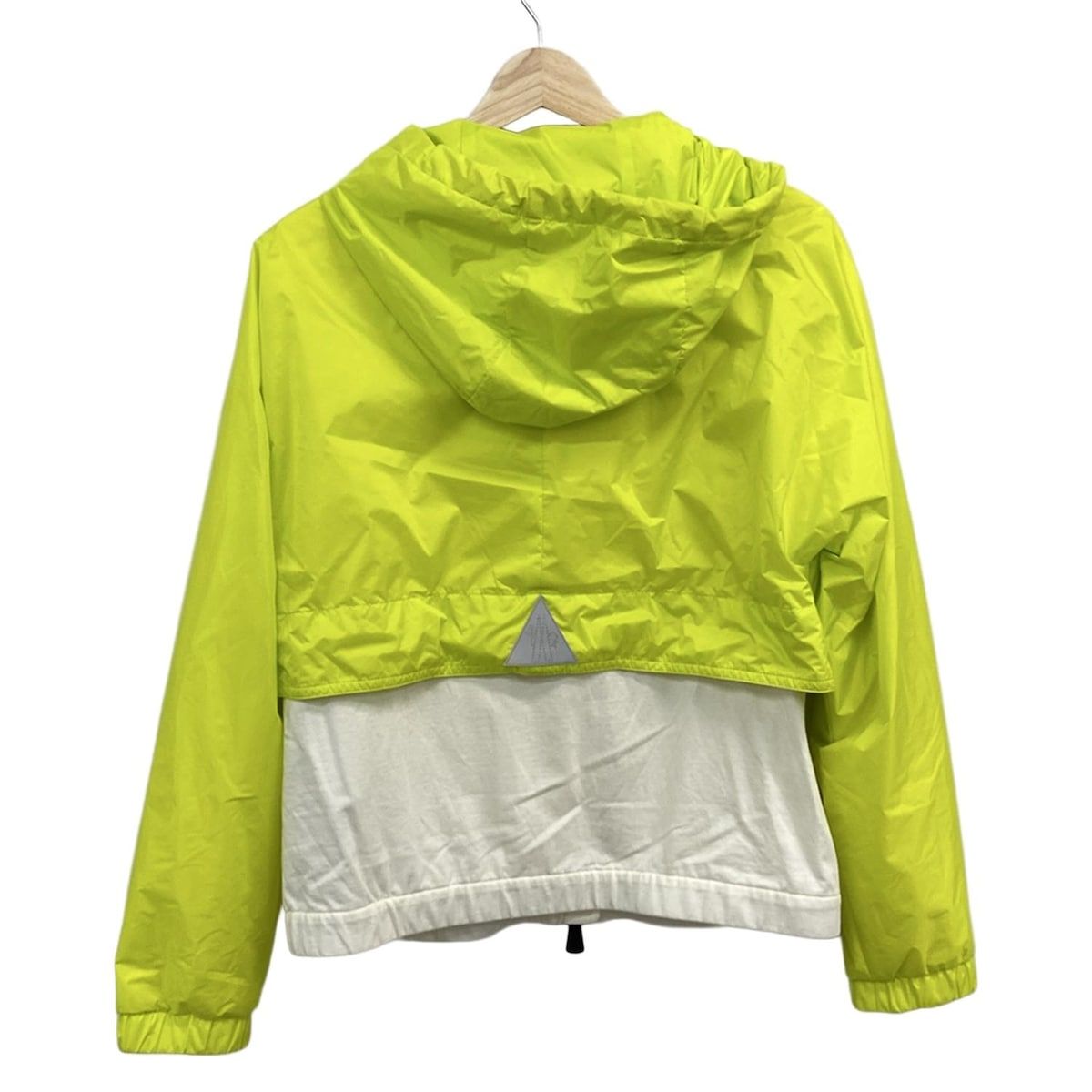 モンクレール ブルゾン サイズXS レディース MAGLIA CARDIGAN マグリアカーディガン ネオンイエロー×アイボリー 長袖 春 秋