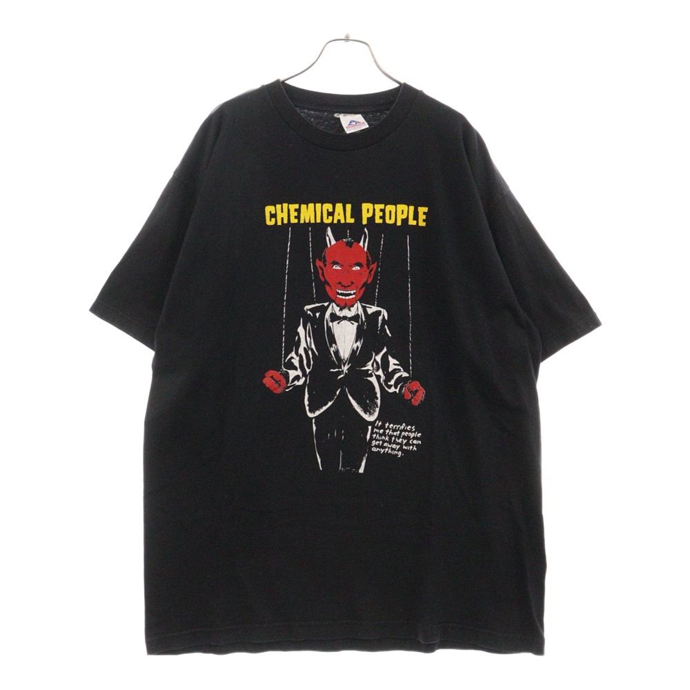 VINTAGE ヴィンテージ 90 s CHEMICAL PEOPLE デビルTシャツ ブラック