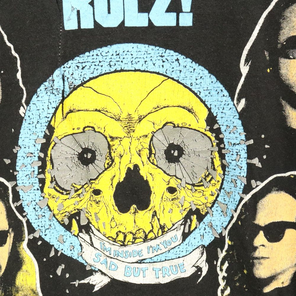 VINTAGE ヴィンテージ 90s METALLICA PUSHEAD 92 LIVE IN CONCECRT TEE メタリカ 両面プリント半袖Tシャツ カットソー ブラック MERCADOAVALIA_COM_BR