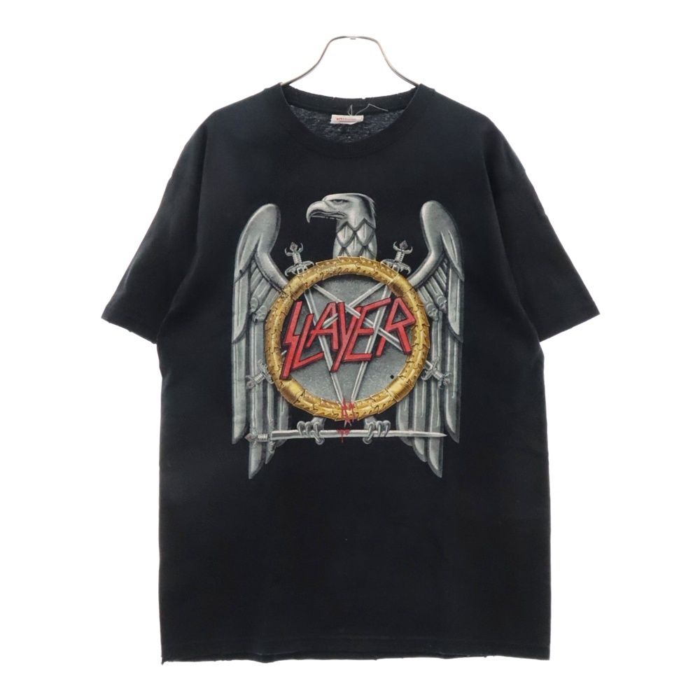 VINTAGE ヴィンテージ 00s SLAYER SILVER EAGLE スレイヤー シルバーイーグルプリント半袖Tシャツ カットソー