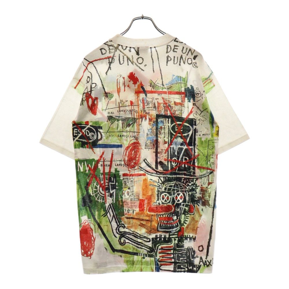 VINTAGE ヴィンテージ 90s Basquiat Art TEE バスキア アート両面プリント半袖 カットソー ホワイト
