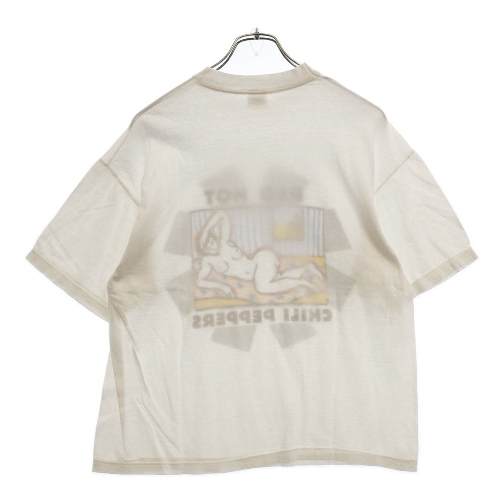 VINTAGE ヴィンテージ 90s RED HOT CHILI PEPPERS Mother s Milk EURO レッドホットチリペッパーズ ユーロ 両面プリント半袖Tシャツ カットソー ホワイト