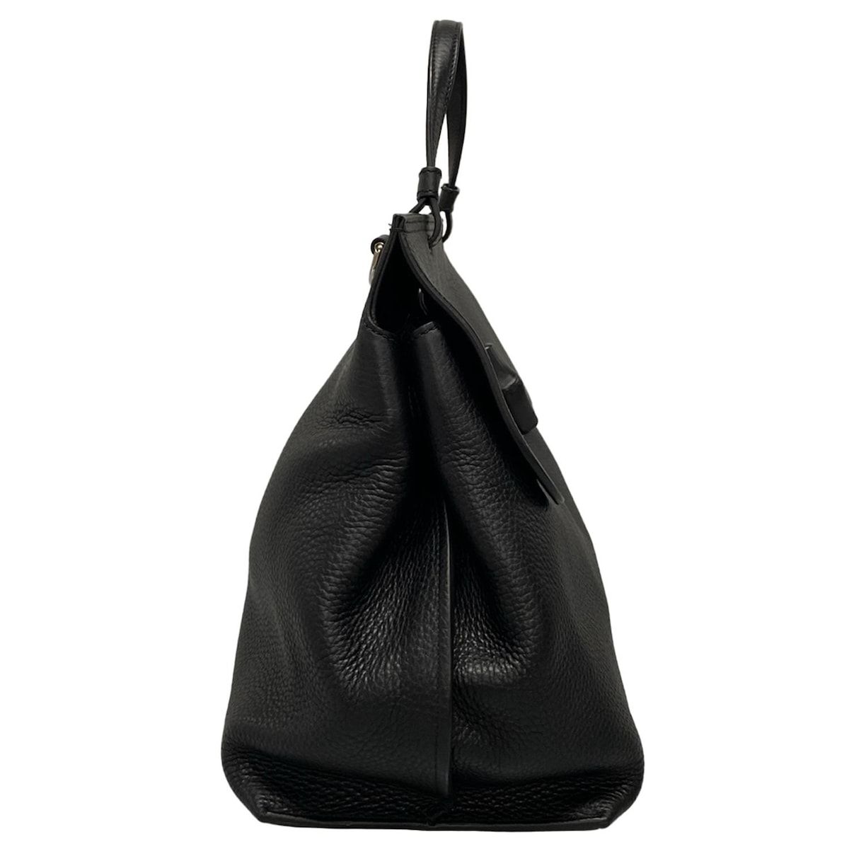 GUCCI グッチ ハンドバッグ バンブーデイリー 370830 黒 レザー