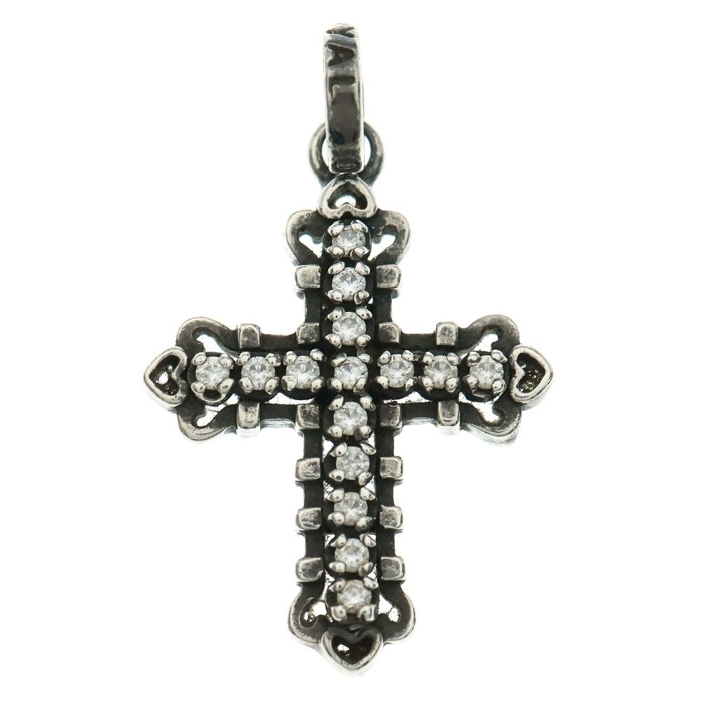 ROYAL ORDER ロイヤルオーダー TINY CONSORT CROSS SV925 タイニー クロス ストーン ペンダント ネックレストップ シルバー