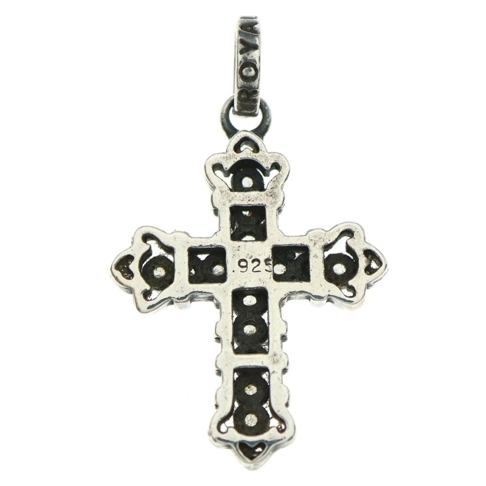 ROYAL ORDER ロイヤルオーダー TINY CONSORT CROSS SV925 タイニー クロス ストーン ペンダント ネックレストップ シルバー