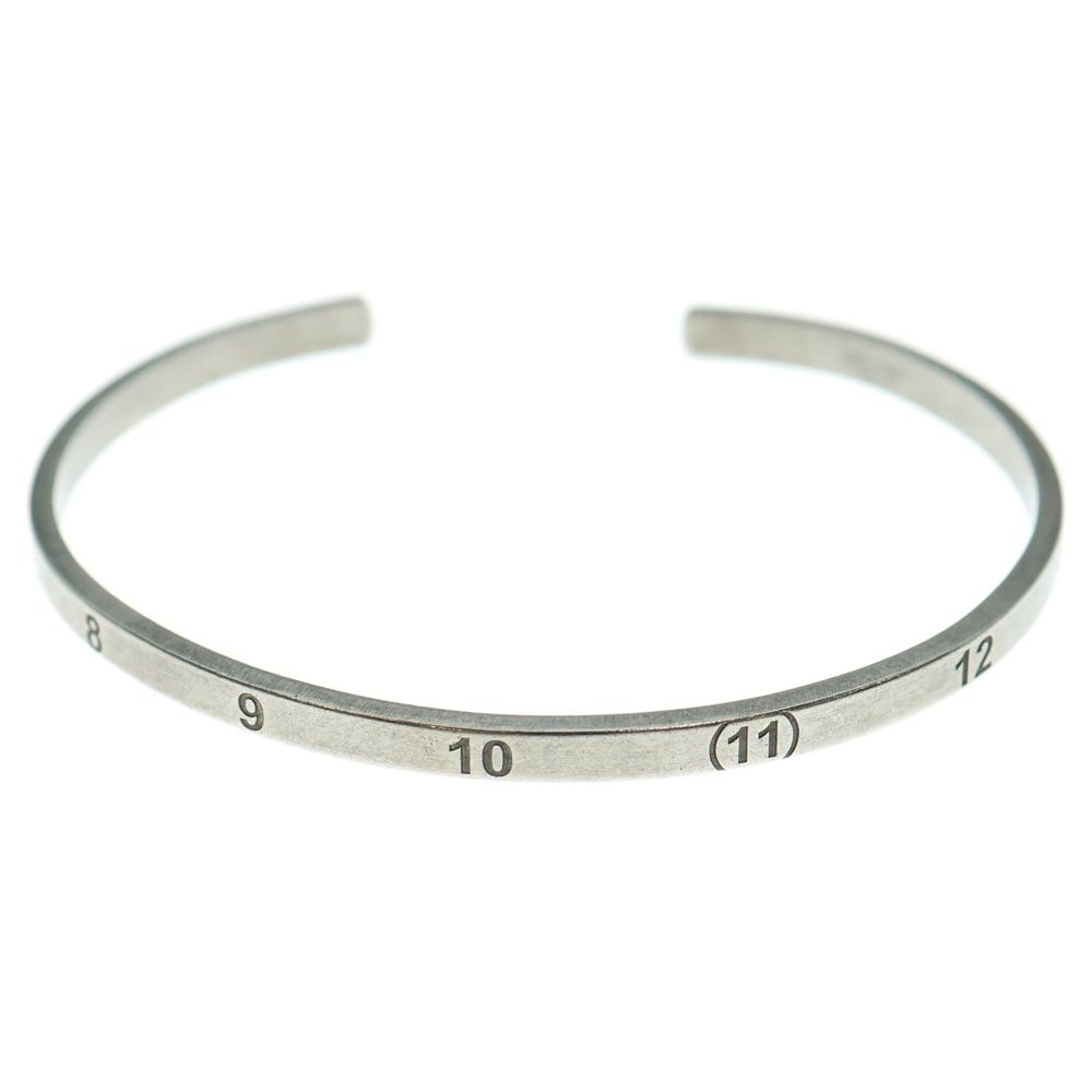 Maison Margiela メゾンマルジェラ NUMBER CUFF 4mm SIL ナンバリング カフ バングル ブレスレット シルバー SI8UY0002SV0129951