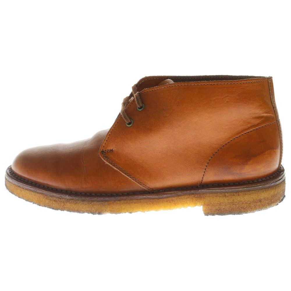 REGAL (リーガル) レザー チャッカ レースアップ ブーツ ブラウン