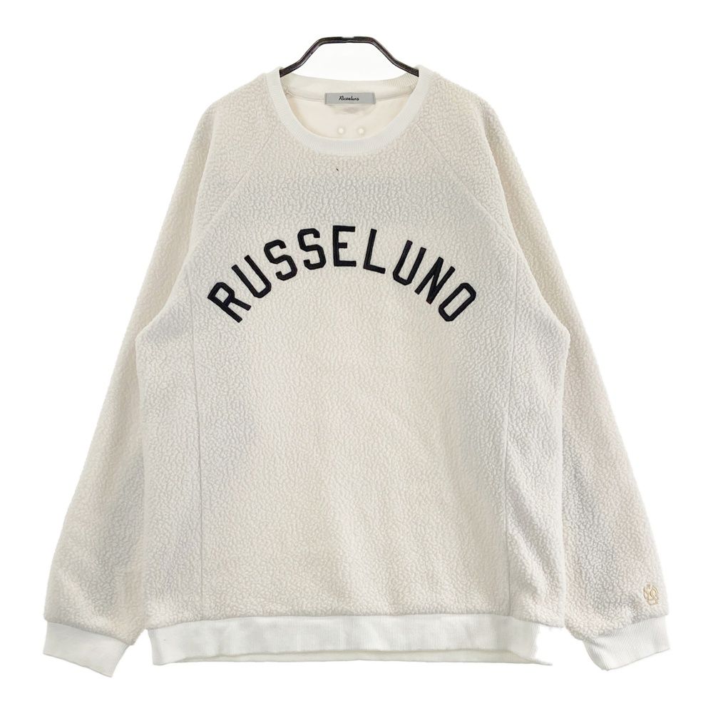 サイズ 5 RUSSELUNO ラッセルノ ボア ブルゾン ルチャ ホワイト系 240101424803 ゴルフウェア メンズ ストスト