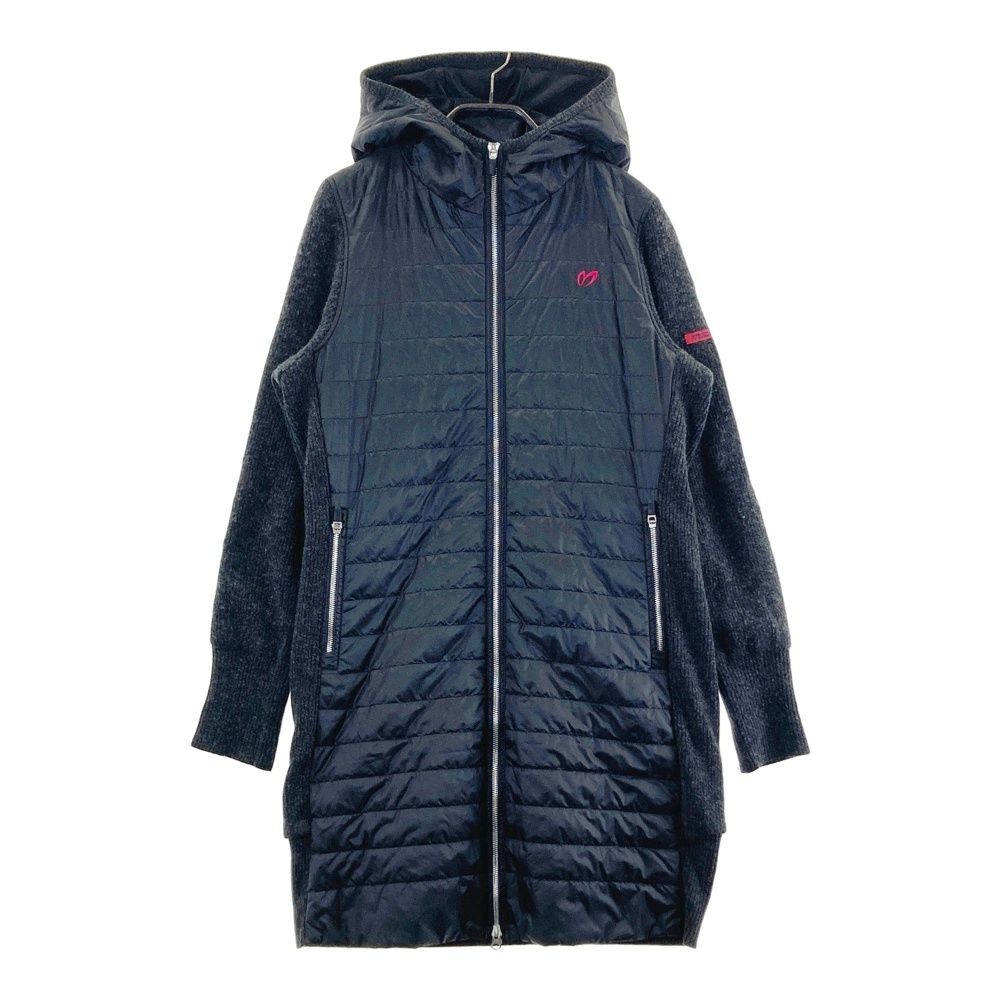 サイズ 2 MASTER BUNNY EDITION マスターバニーエディション 中綿 ワンピース ジャケット ブラック系 240101425259 ゴルフウェア レディース ストスト