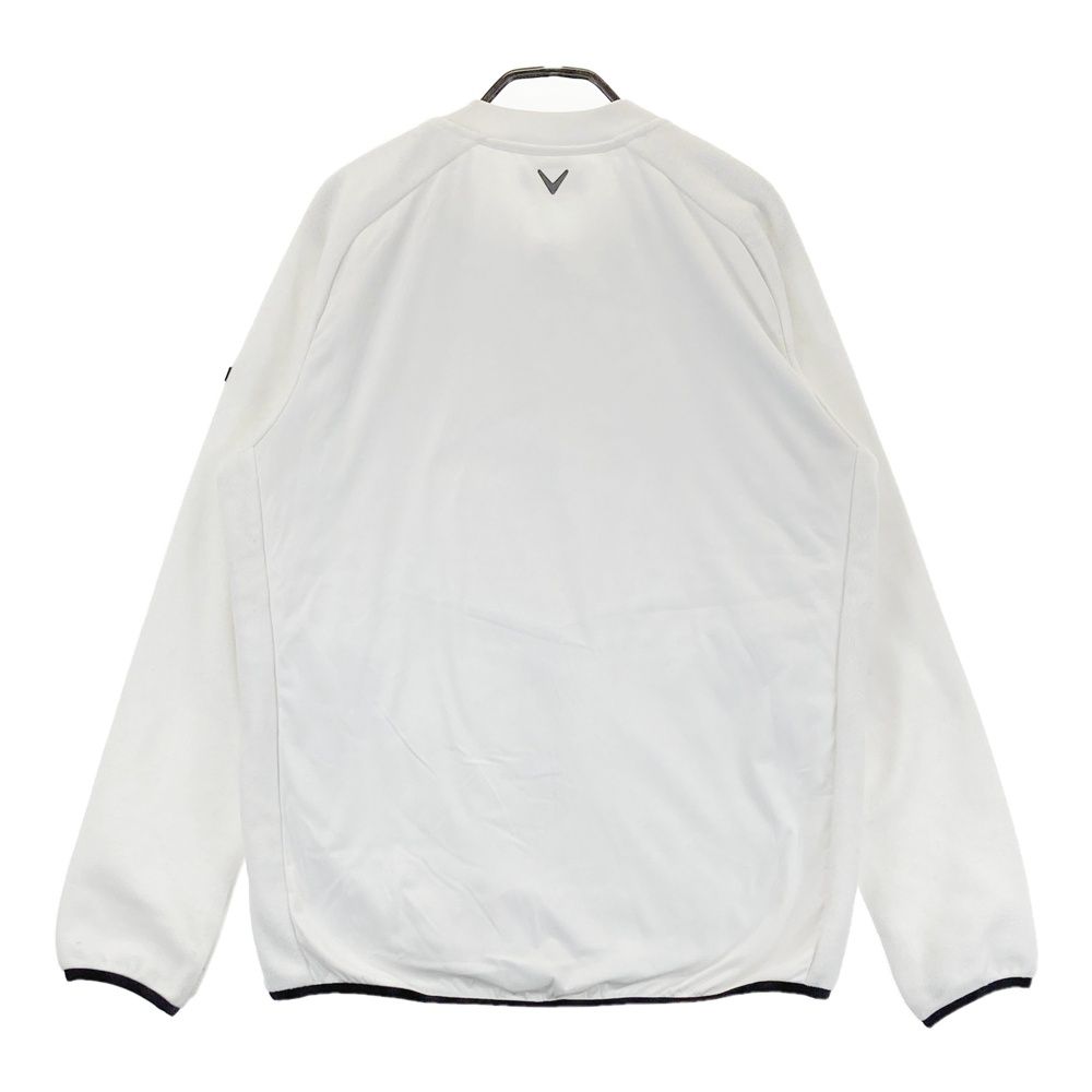 サイズ L CALLAWAY キャロウェイ 中綿切替 フリース ジャケット ホワイト系 240101428402 ゴルフウェア メンズ ストスト