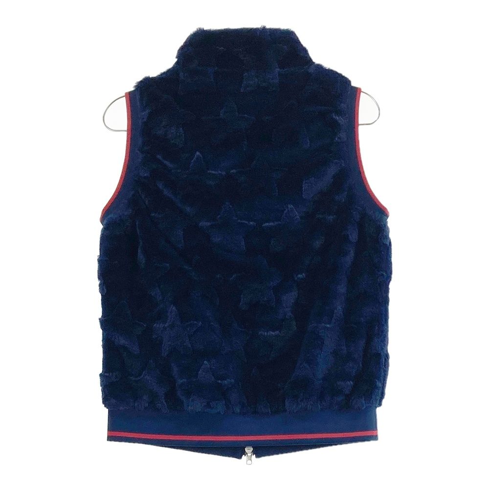 サイズ M CALLAWAY キャロウェイ ボア ジップベスト 星柄 ネイビー系 240101434422 ゴルフウェア レディース ストスト