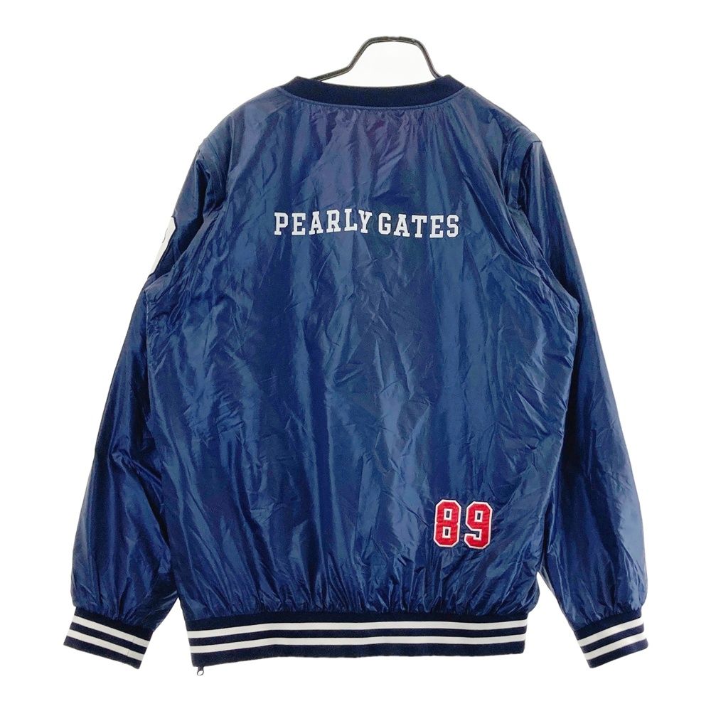 サイズ 7 PEARLY GATES パーリーゲイツ 2way リバーシブル 中綿スニードジャック ネイビー系 240101449818 ゴルフウェア メンズ ストスト