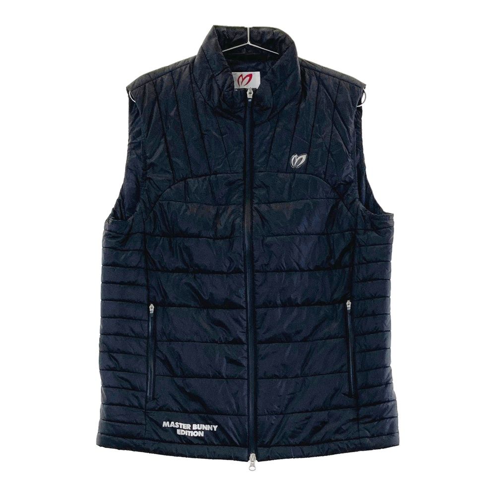 サイズ 6 MASTER BUNNY EDITION マスターバニーエディション 中綿 ジップベスト ブラック系 240101450693 ゴルフウェア メンズ ストスト
