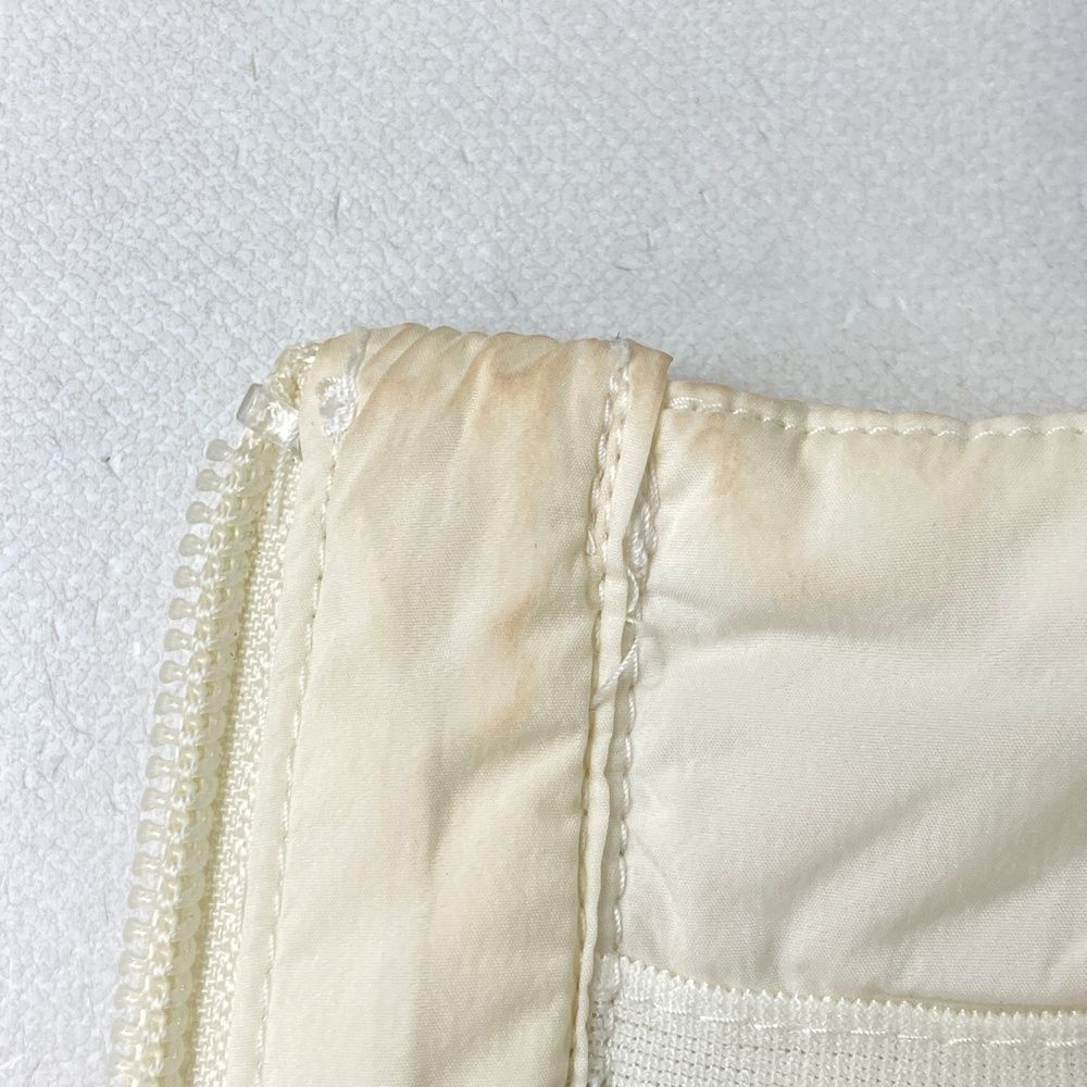 ノースリーブ ジップワンピース