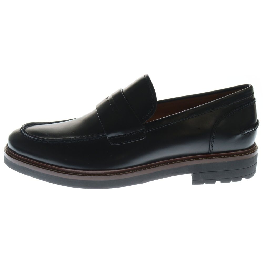 COACH コーチ シグネチャー コインローファー レザーローカットシューズ G1650 ブラック