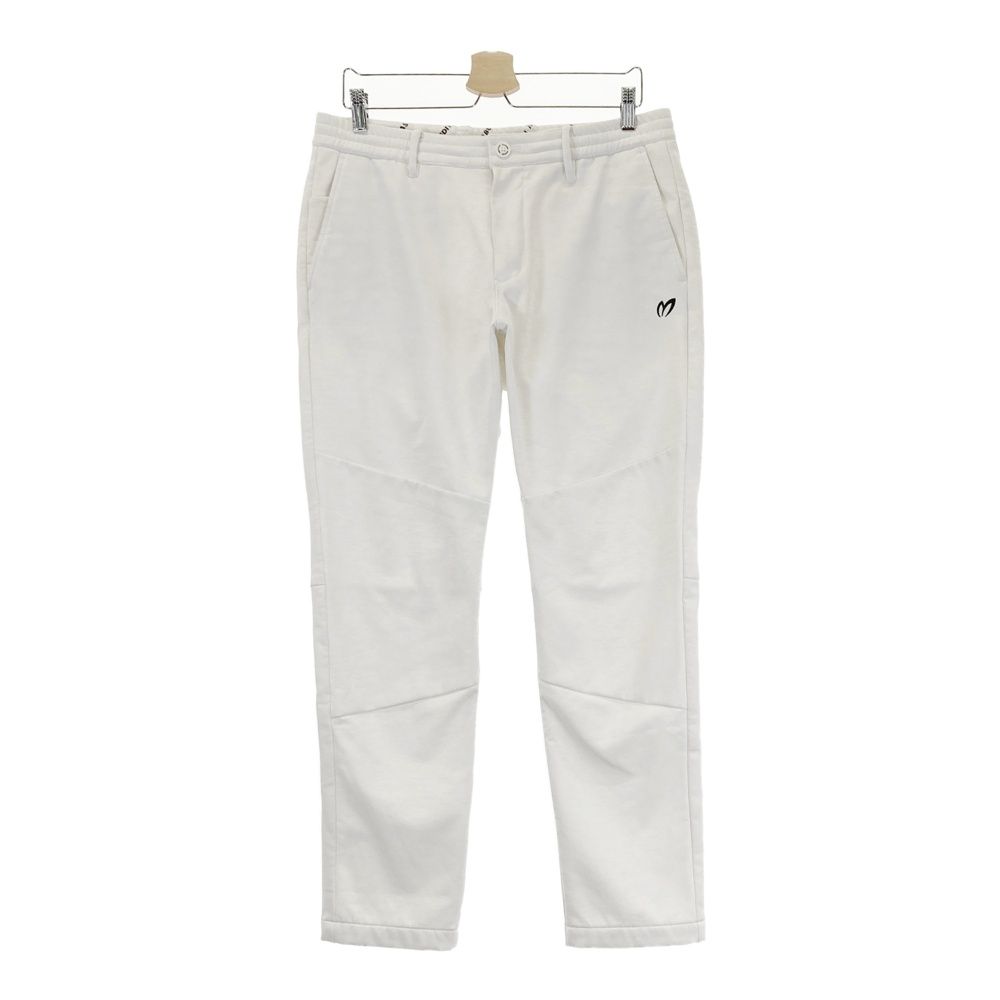 サイズ 6 MASTER BUNNY EDITION マスターバニーエディション ストレッチパンツ 裏起毛 総柄 ホワイト系 240101544319 ゴルフウェア メンズ ストスト