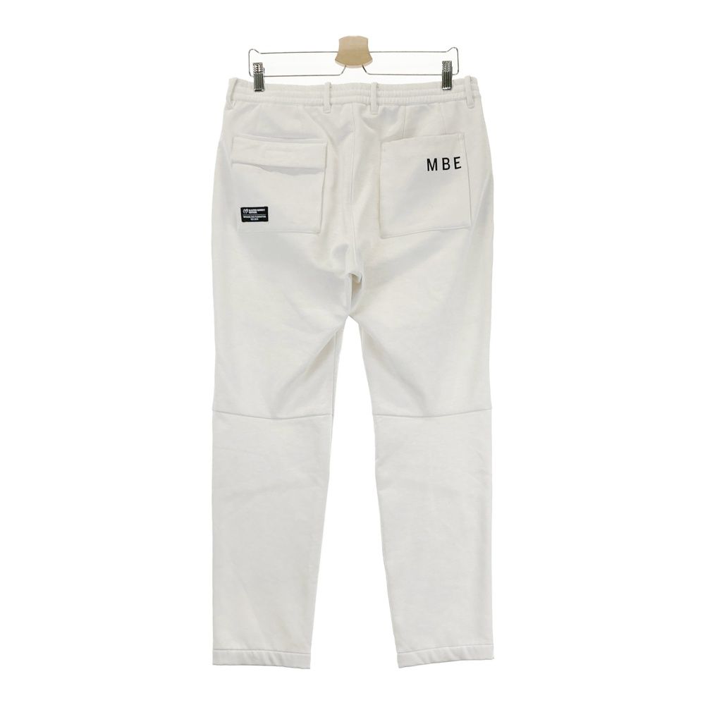 サイズ 6 MASTER BUNNY EDITION マスターバニーエディション ストレッチパンツ 裏起毛 総柄 ホワイト系 240101544319 ゴルフウェア メンズ ストスト