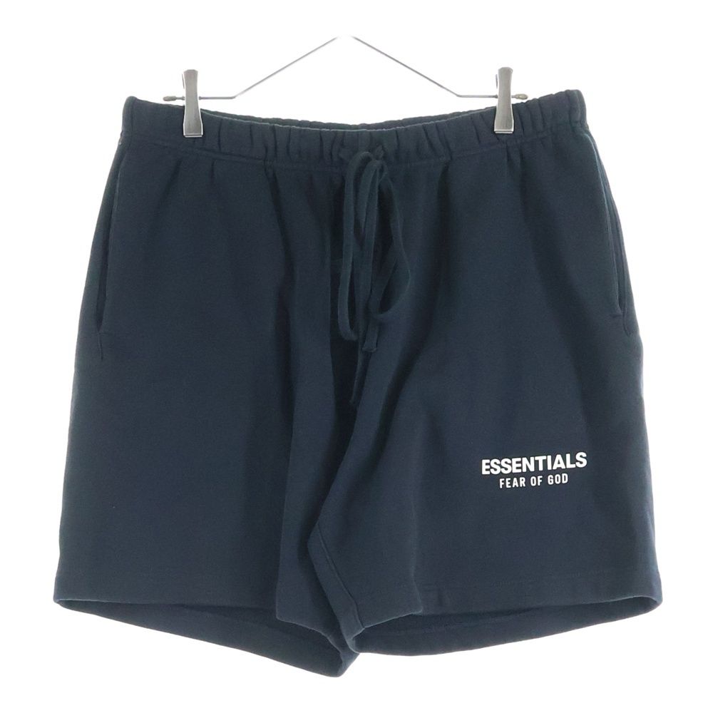 FOG Essentials エフオージー エッセンシャルズ SHORT PANTS リフレクターロゴ スウェットハーフパンツ ショーツ ブラック