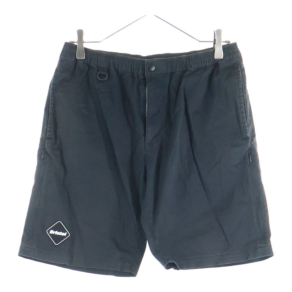 F.C.R.B. F.C.Real Bristol FCRB エフシーアールビー エフシー ルブリストル VENTILATION SHORTS ベンチレーション ロゴデザイン ジップアップ ショートパンツ ブラック FCRB-160036