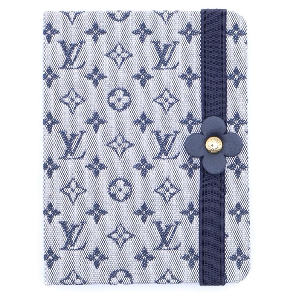 LOUIS VUITTON ルイヴィトン モノグラムミニ カルネ 手帳 ノートブック ネイビー R20833