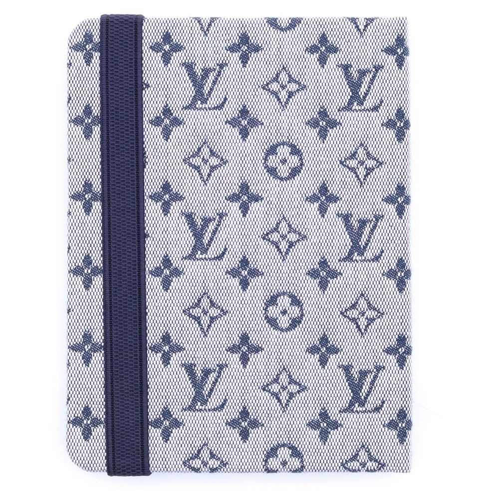 LOUIS VUITTON ルイヴィトン モノグラムミニ カルネ 手帳 ノートブック ネイビー R 20833