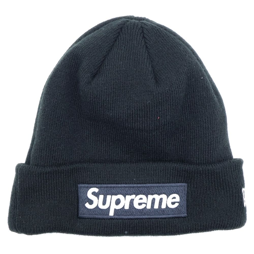 NEW ERA ニューエラ ×NEW ERA Box Logo Beanie ニューエラ ボックスロゴデザイン ビーニー ニット帽 帽子 ブラック
