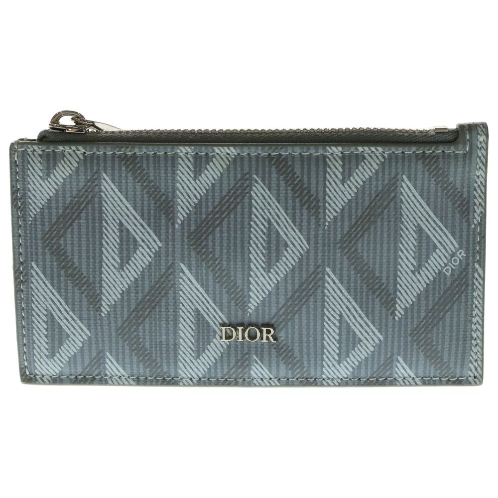 DIOR ディオール CD Diamond Card Case CDダイヤモンド カードケース グレー 10-BO-1211