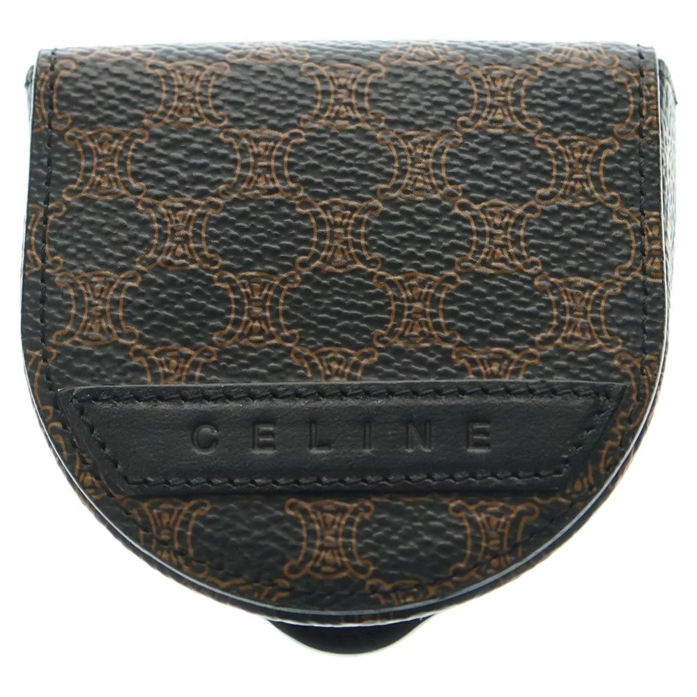 CELINE セリーヌ トリオンフ マカダム コインケース ブラック