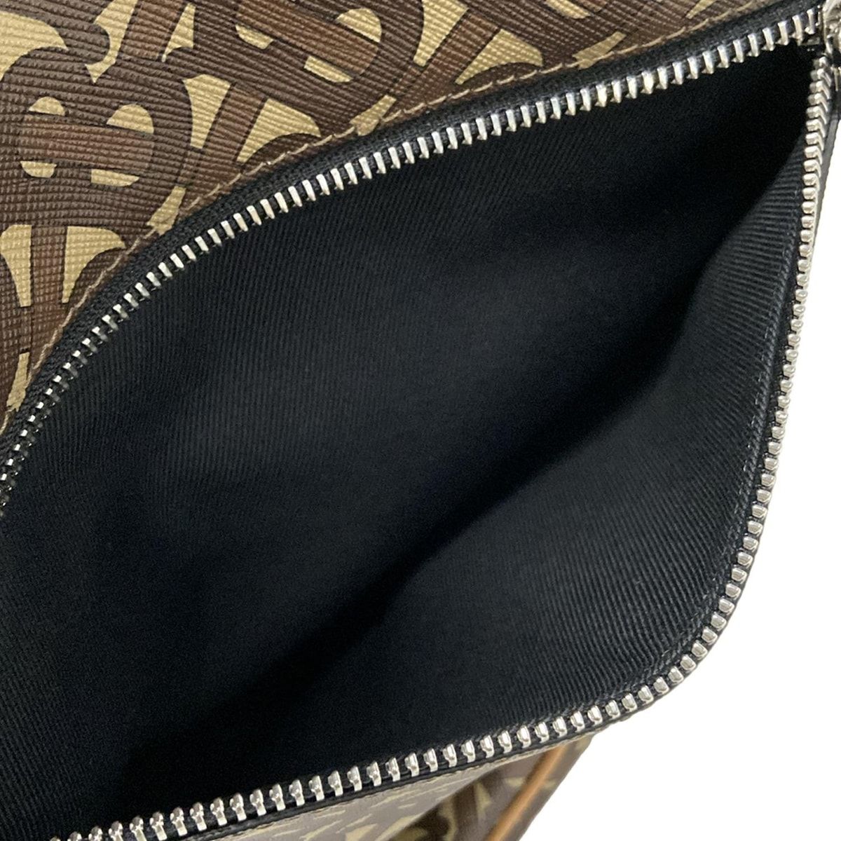 BURBERRY Burberry バーバリー ワンショルダーバッグ チェスタートン 8029919 ベージュ×ダークブラウン×黒 TBモノグラム レザー DECORATOM_COM_BR