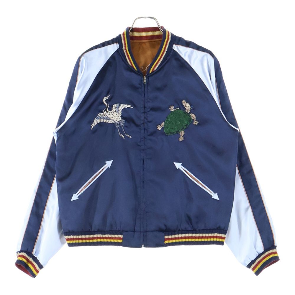 東洋エンタープライズ トウヨウエンタープライズ TAILOR TOKYO 般若 鶴亀 刺繍 リバーシブルジャケット TT11041 ブルー ブラウン