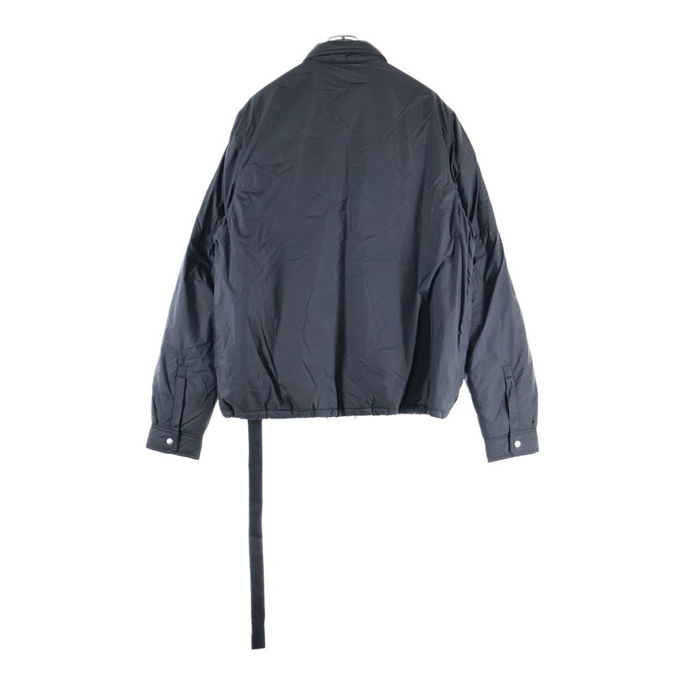 Rick Owens DRKSHDW リックオウエンス ダークシャドウ 21AW WOVEN PADDED SNAPFRONT JACKET 中綿 スナップコーチジャケット ブルゾン ブラック DU02A3782-ND
