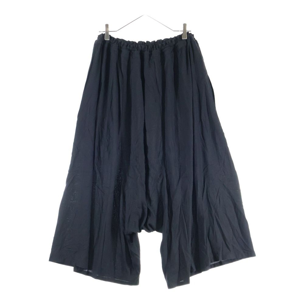 Y s ワイズ RAYON CAMBRIC GATHERED PANTS レーヨン ギャザード サルエルパンツ ブラック レディース YP-P14-200