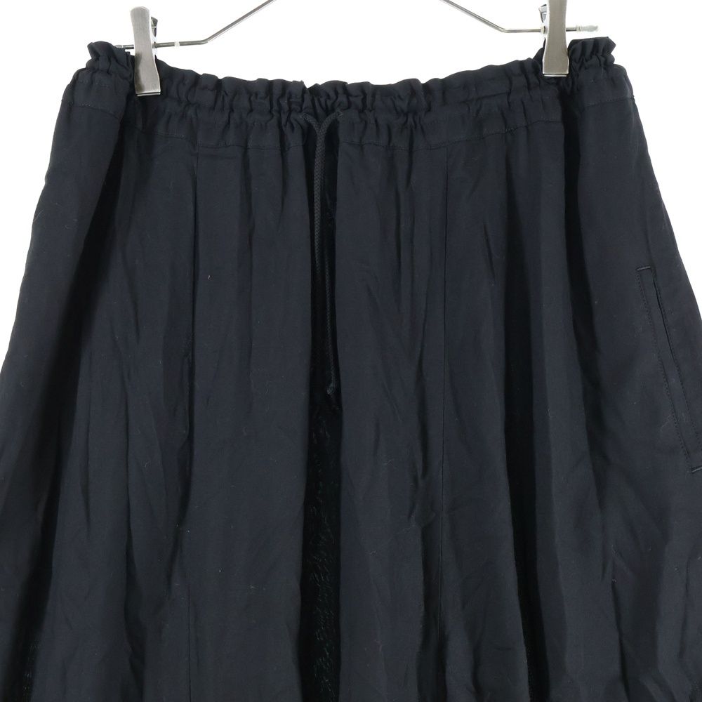 Y s ワイズ RAYON CAMBRIC GATHERED PANTS レーヨン ギャザード サルエルパンツ ブラック レディース YP-P14-200 DECORATOM_COM_BR